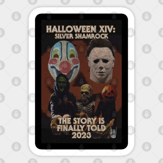 Halloween Movie Sticker by TWO HORNS UP ART